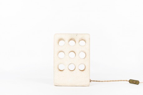 Albert Tormos lamp in stone 1950