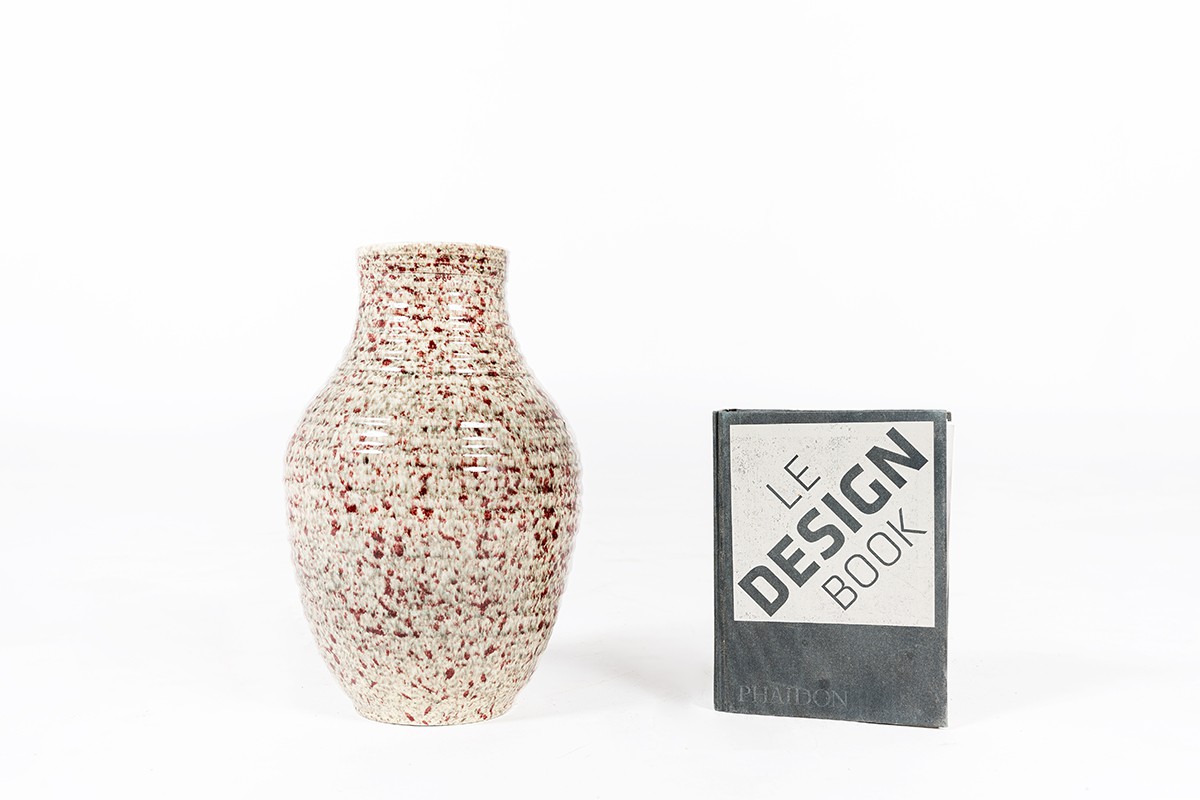 Vase in ceramic Accolay 1960