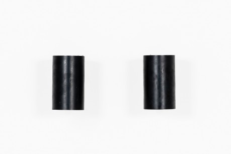 Wall lamps in black metal and gold aluminum model Cylinder edition Parscot 1950 set of 2