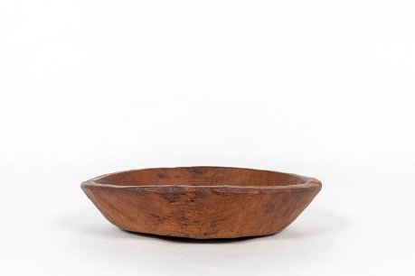 Monoxyl plate in mahogany 1950