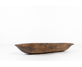 Large plate in monoxyl wood 1950