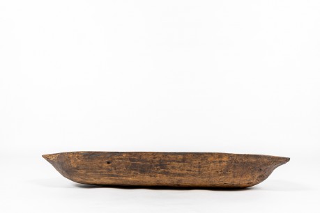 Large plate in monoxyl wood 1950