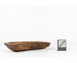 Large plate in monoxyl wood 1950