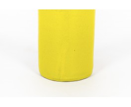 Vase in yellow ceramic 1960