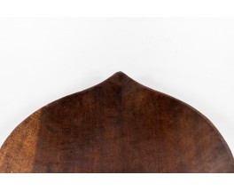 Monoxyl trinket bowl in mahogany African design 1950