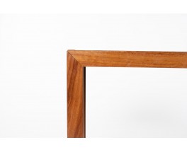 Andre Sornay desk in mahogany and brown laminate top 1960