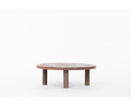 Table basse ronde Angel I Pazmino édition Muebles de Estilo 1960