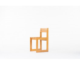 Andre Sornay chair in natural pine 1960