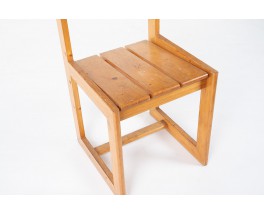 Andre Sornay chair in natural pine 1960