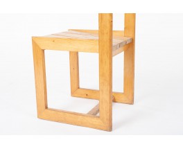 Andre Sornay chair in natural pine 1960