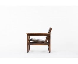 Armchair in oak with slat 1950