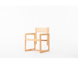 Andre Sornay armchair in pine 1960