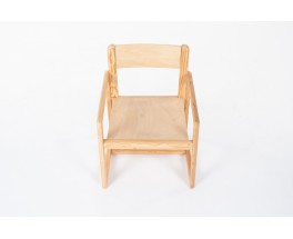 Andre Sornay armchair in pine 1960