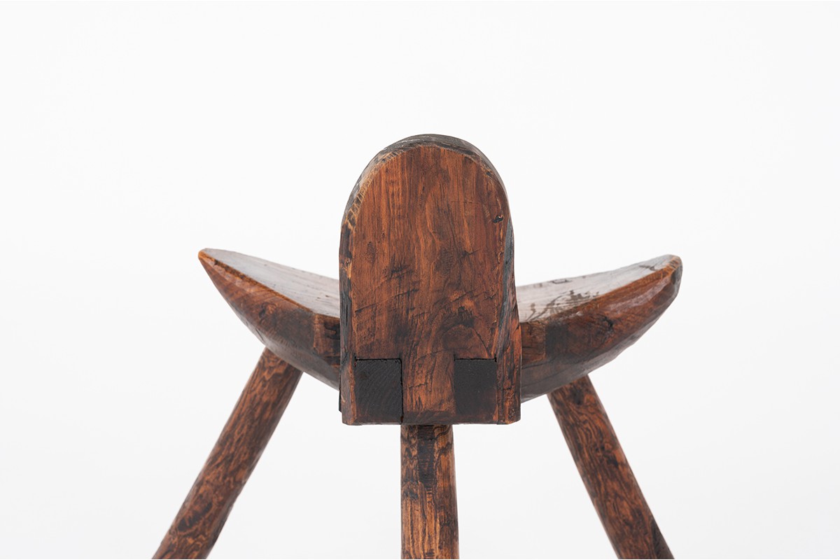 Tripod chair in oak 1950