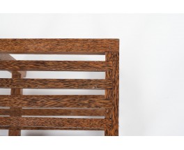 Coconut palm slatted bench 1950