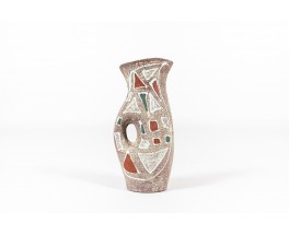 Ceramic vase Les Potiers D'Accolay 1960