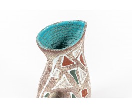 Ceramic vase Les Potiers D'Accolay 1960