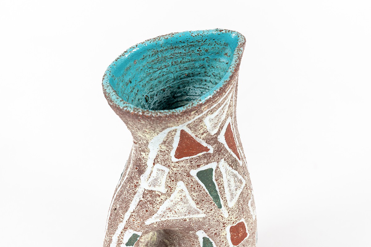 Vase en céramique Les Potiers D'Accolay 1960