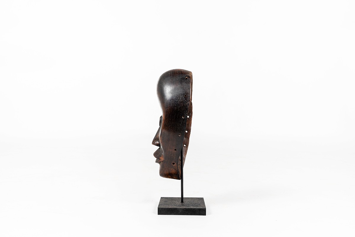 Masque féminin Dan de Côte d'Ivoire début XXème siècle design africain