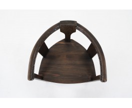 Munk chairs in solid oak Sweedish design set of 2