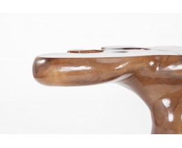 Console table in teak root from Bali 1980