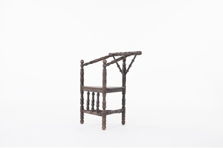 Fauteuil modèle Munk en chêne design suédois 1950