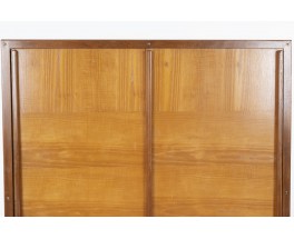 Andre Sornay wardrobe in light mahogany and ash 1950