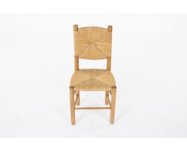 Chair in ash and straw 1950