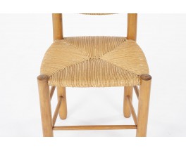 Chair in ash and straw 1950