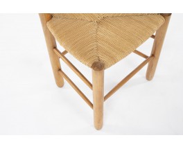 Chair in ash and straw 1950