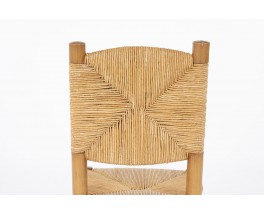 Chair in ash and straw 1950