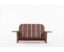 Sofa in teak with slats 1970