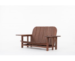 Sofa in teak with slats 1970