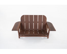 Sofa in teak with slats 1970