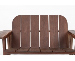 Sofa in teak with slats 1970