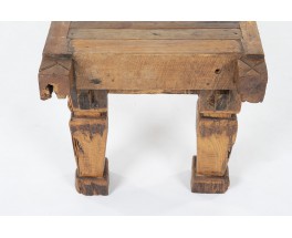 Rectangular coffee table with slat from Bali 1950