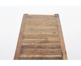 Rectangular coffee table with slat from Bali 1950