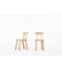 Chaises André Small en orme design brutalist 1980 set de 2