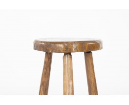 Bar stools in elm 1980 set of 2