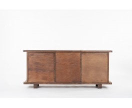 Sideboard in elm brutaliste design 1950