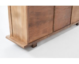 Sideboard in elm brutaliste design 1950