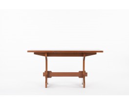 Rectangular dining table in solid mahogany 1950