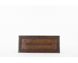 Table basse rectangulaire en cocotier Congo 1960