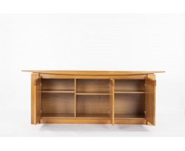 Sideboard in elm with airplane wing top 1980