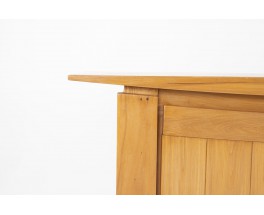 Sideboard in elm with airplane wing top 1980