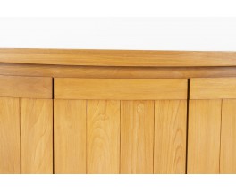 Sideboard in elm with airplane wing top 1980