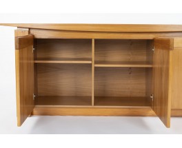 Sideboard in elm with airplane wing top 1980