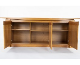 Sideboard in elm with airplane wing top 1980