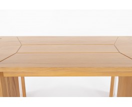 Rectangular Elm Dining Table Edition Maison Regain 1980