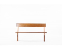 Mahogany wall bench 1960